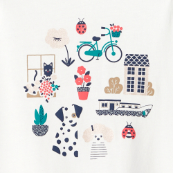 تيشيرت بطبعة كلب